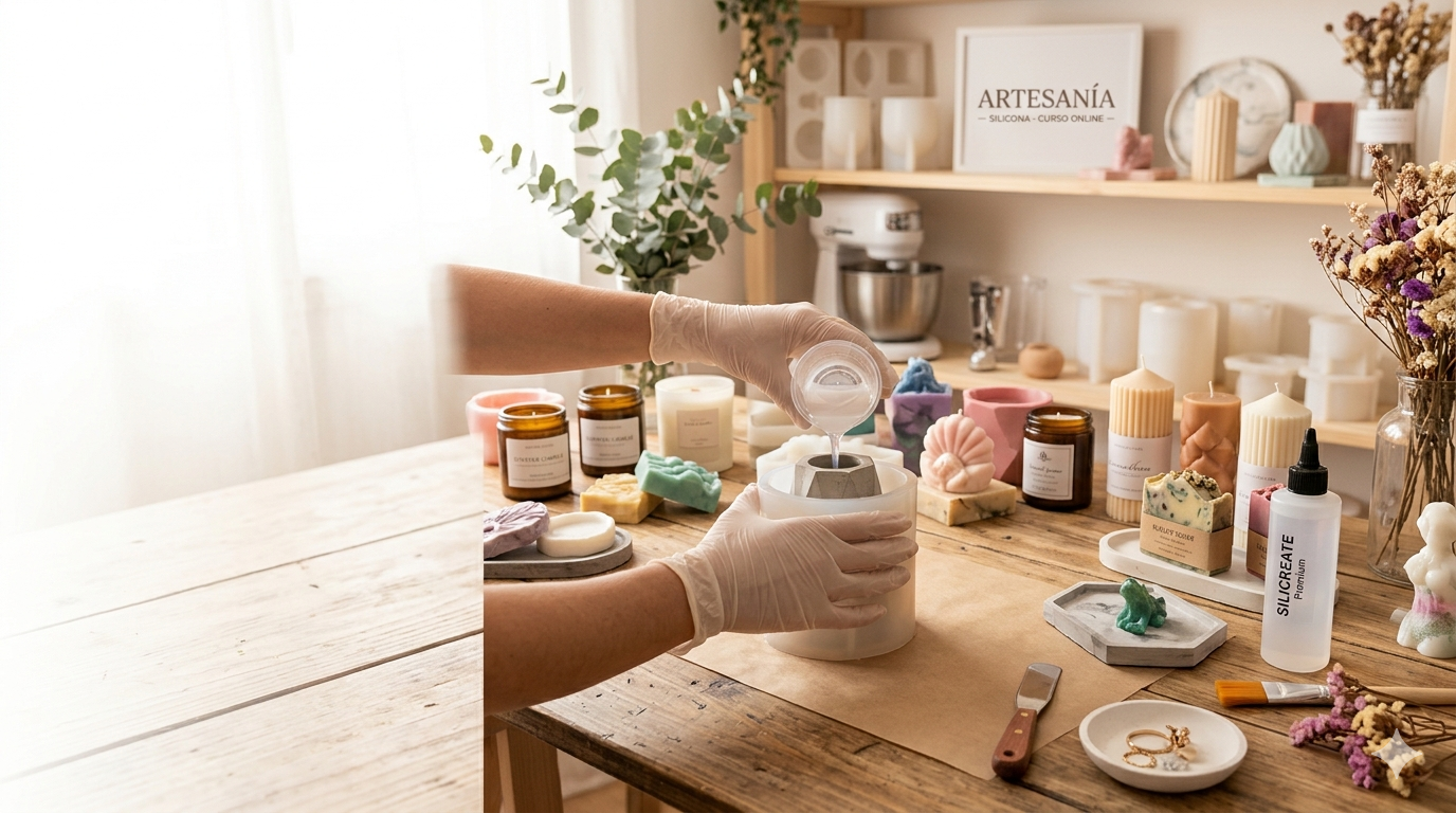 Curso de Moldes de Silicona | Aprende y Vende desde Casa