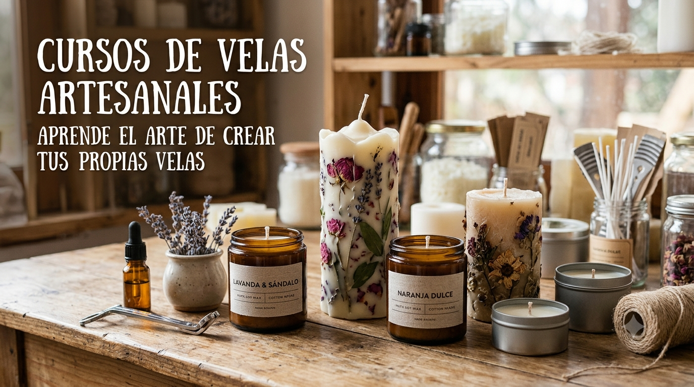 Cursos de velas artesanales: aprende a crear tus propias velas